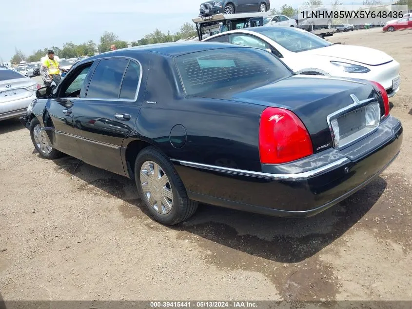 1LNHM85WX5Y648436 2005 Lincoln Town Car Signature L