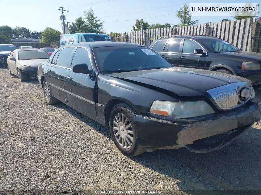 1LNHM85W85Y663596 2005 Lincoln Town Car Signature L