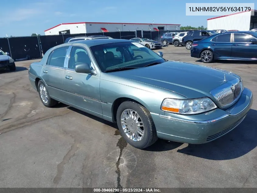 2006 Lincoln Town Car Signature Limited VIN: 1LNHM82V56Y634179 Lot: 39466290