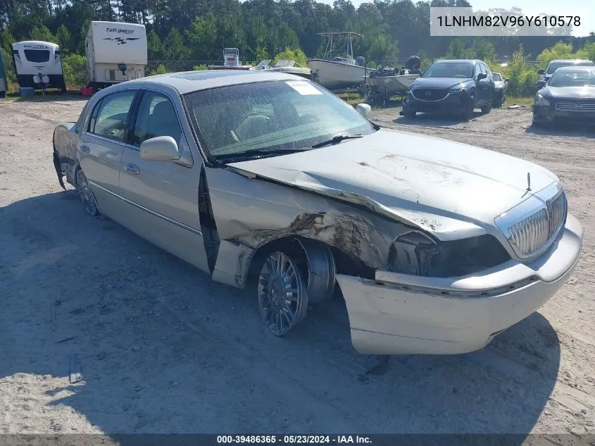 2006 Lincoln Town Car Signature Limited VIN: 1LNHM82V96Y610578 Lot: 39486365