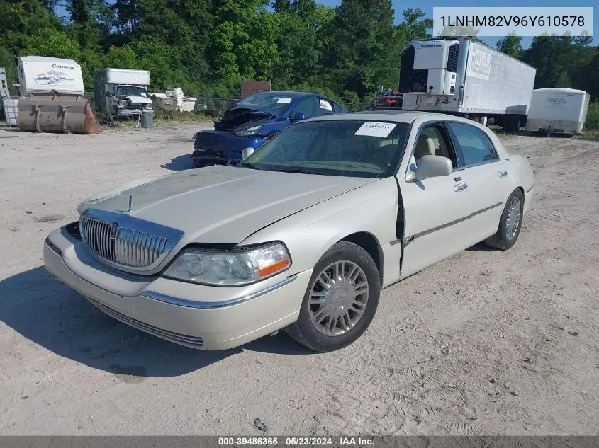 2006 Lincoln Town Car Signature Limited VIN: 1LNHM82V96Y610578 Lot: 39486365