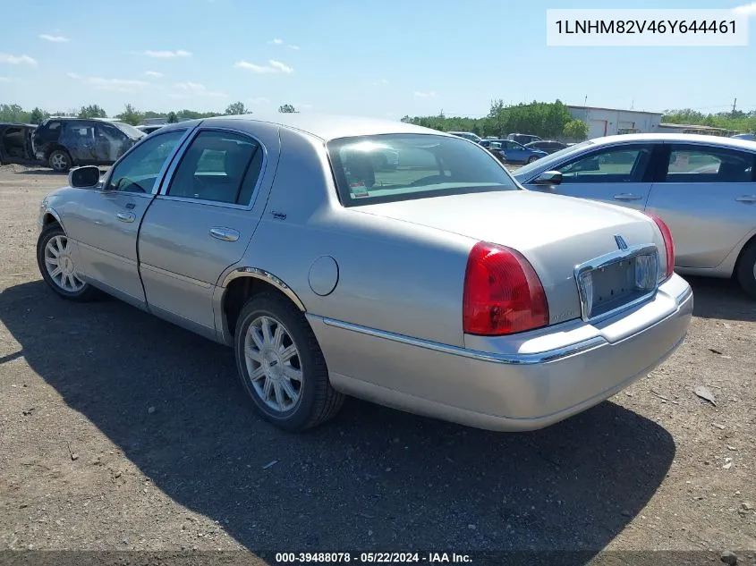 2006 Lincoln Town Car Signature Limited VIN: 1LNHM82V46Y644461 Lot: 39488078