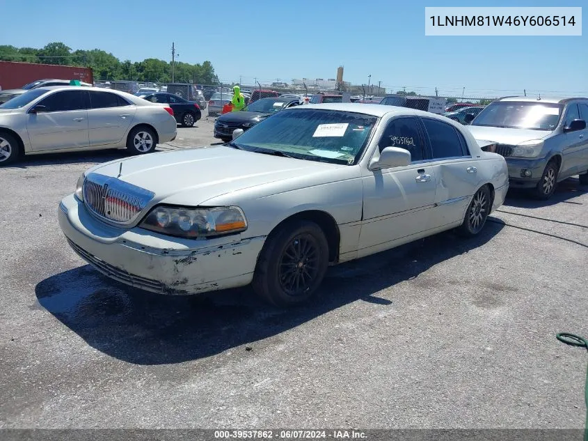 2006 Lincoln Town Car Signature VIN: 1LNHM81W46Y606514 Lot: 39537862