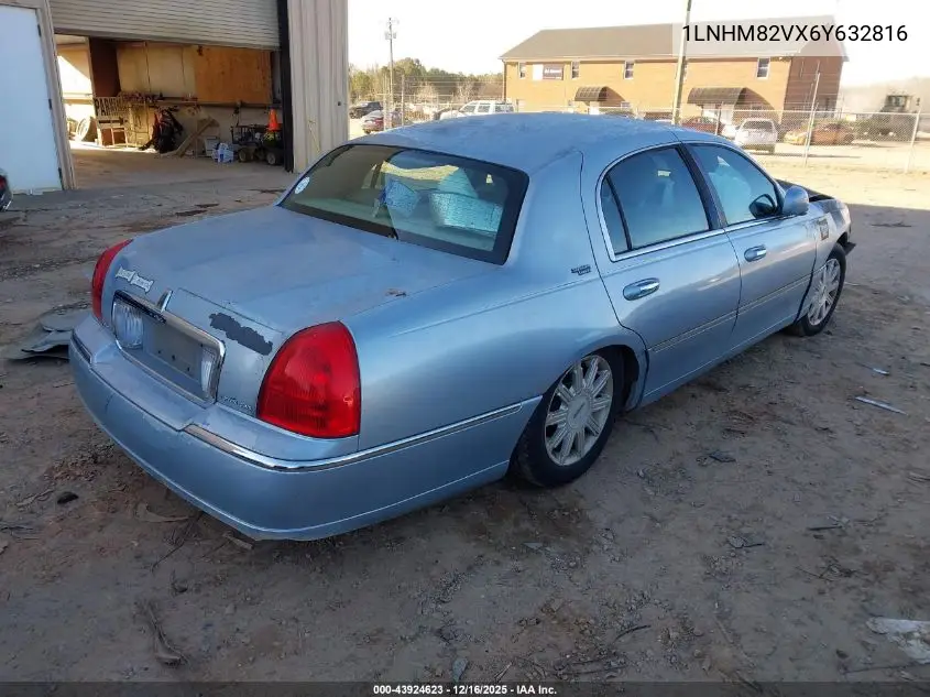 1LNHM82VX6Y632816 2006 Lincoln Town Car Signature Limited