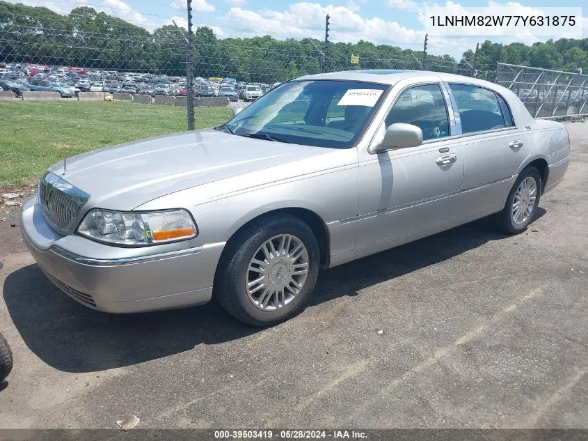 2007 Lincoln Town Car Signature Limited VIN: 1LNHM82W77Y631875 Lot: 39503419