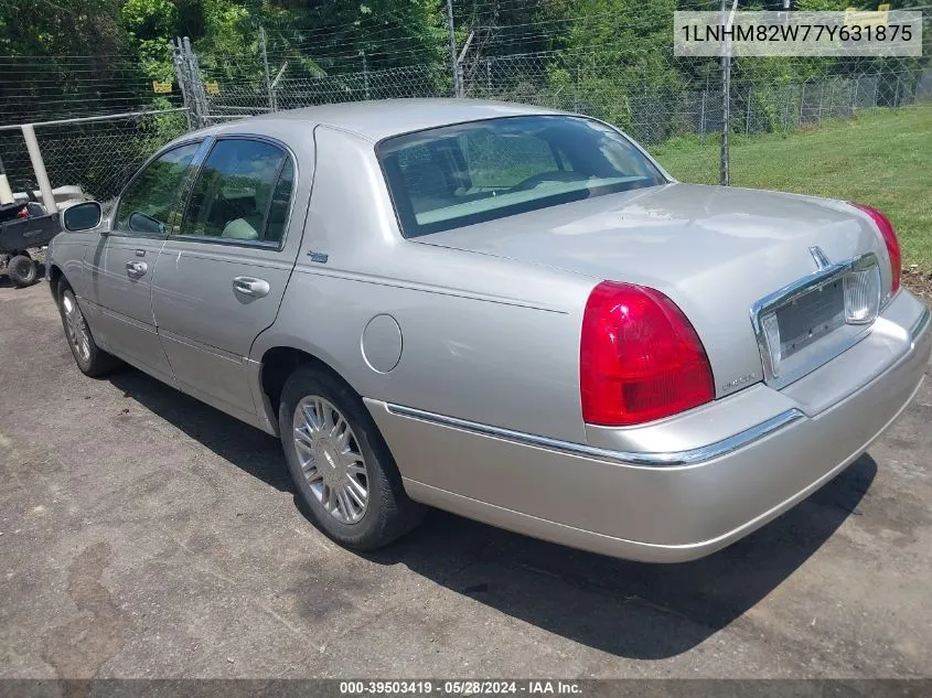 2007 Lincoln Town Car Signature Limited VIN: 1LNHM82W77Y631875 Lot: 39503419