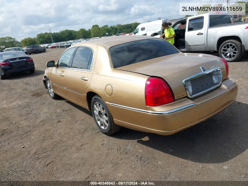 2009 Lincoln Town Car Signature Limited VIN: 2LNHM82V89X611659 Lot: 40345043