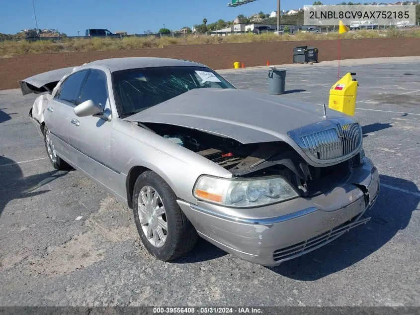 2010 Lincoln Town Car Signature Limited VIN: 2LNBL8CV9AX752185 Lot: 39556408