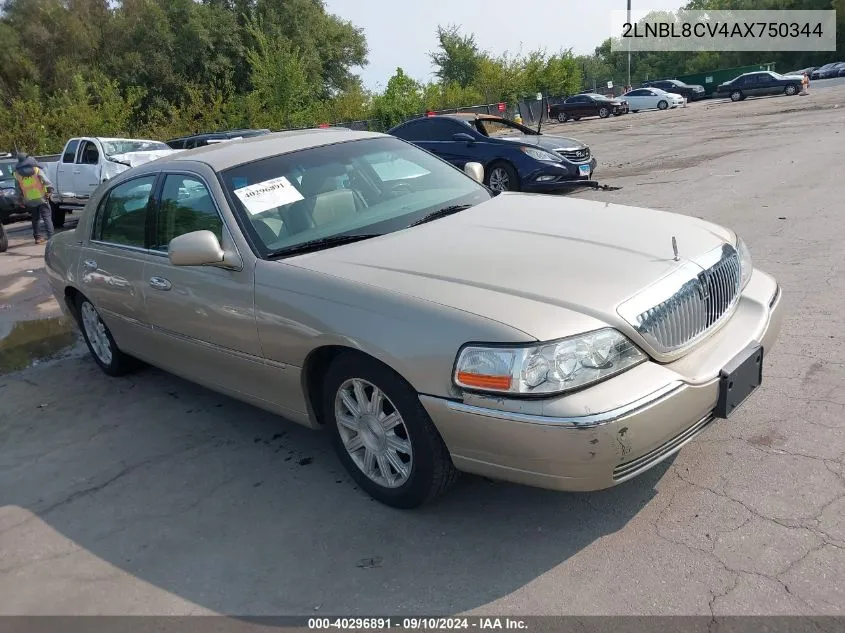 2LNBL8CV4AX750344 2010 Lincoln Town Car Signature Limited