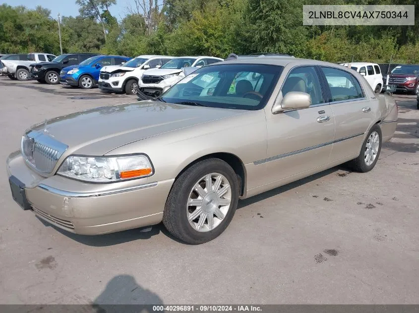 2LNBL8CV4AX750344 2010 Lincoln Town Car Signature Limited