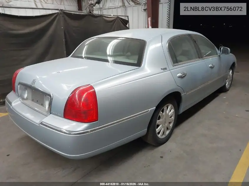 2LNBL8CV3BX756072 2011 Lincoln Town Car Signature Limited