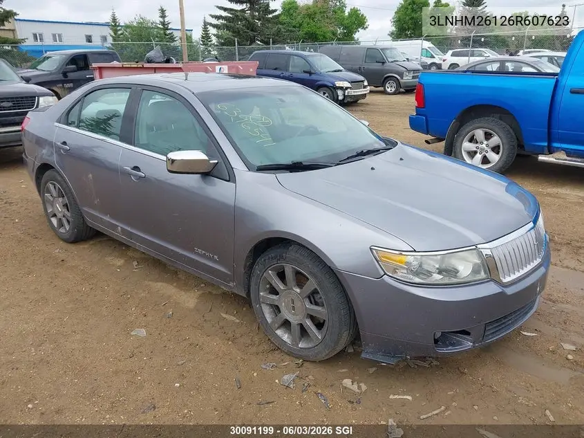 2006 Lincoln Zephyr VIN: 3LNHM26126R607623 Lot: 30091199