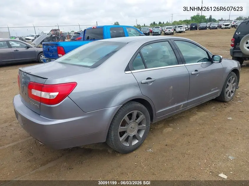 2006 Lincoln Zephyr VIN: 3LNHM26126R607623 Lot: 30091199