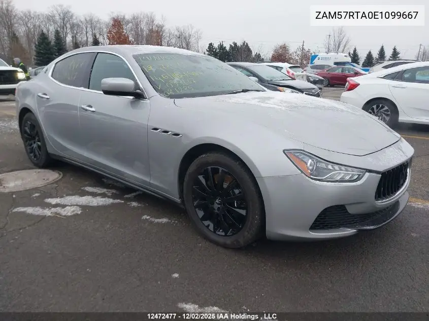 ZAM57RTA0E1099667 2014 Maserati Ghibli S Q4