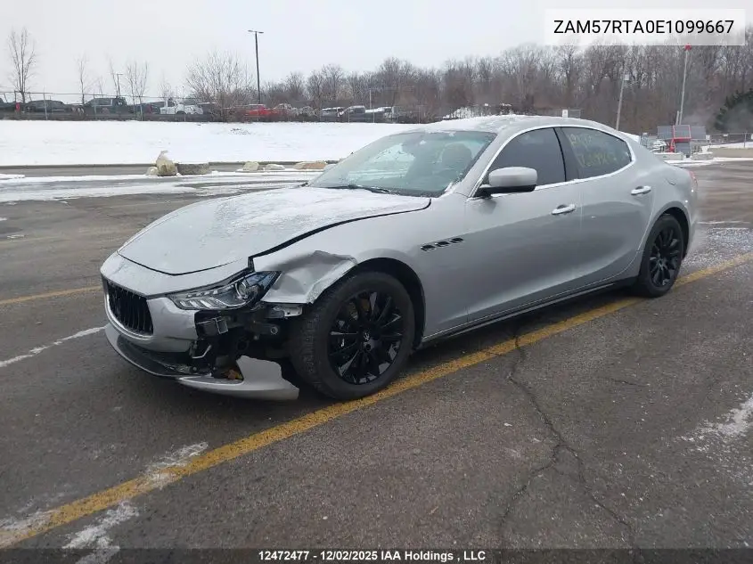 ZAM57RTA0E1099667 2014 Maserati Ghibli S Q4
