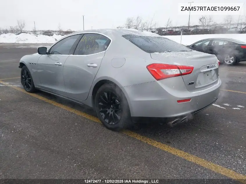 ZAM57RTA0E1099667 2014 Maserati Ghibli S Q4