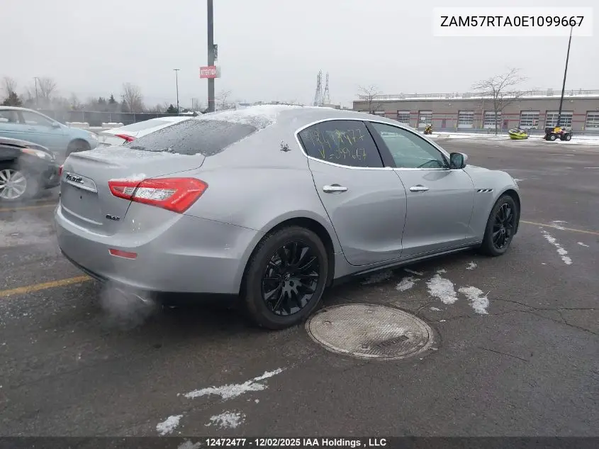 ZAM57RTA0E1099667 2014 Maserati Ghibli S Q4