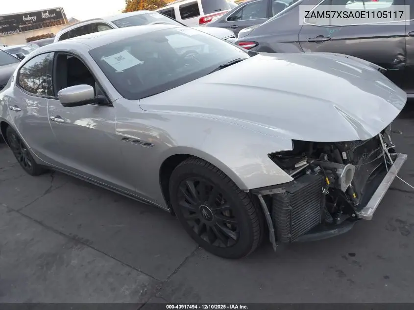 ZAM57XSA0E1105117 2014 Maserati Ghibli