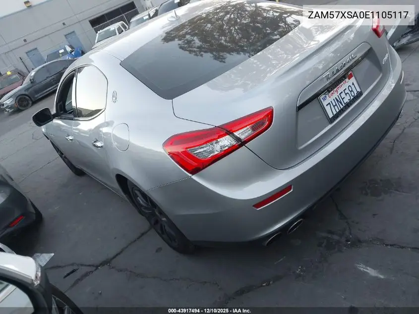 ZAM57XSA0E1105117 2014 Maserati Ghibli