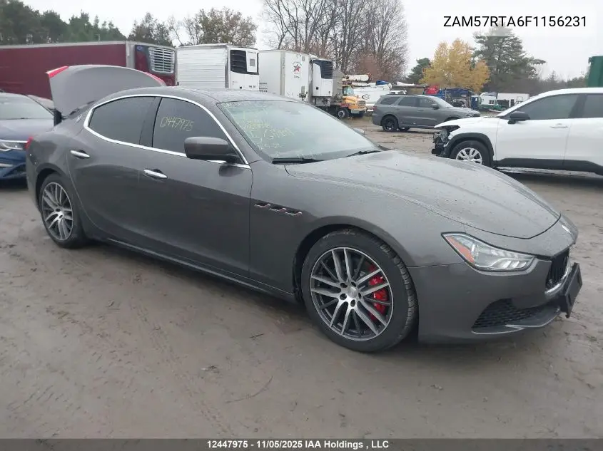 ZAM57RTA6F1156231 2015 Maserati Ghibli S Q4