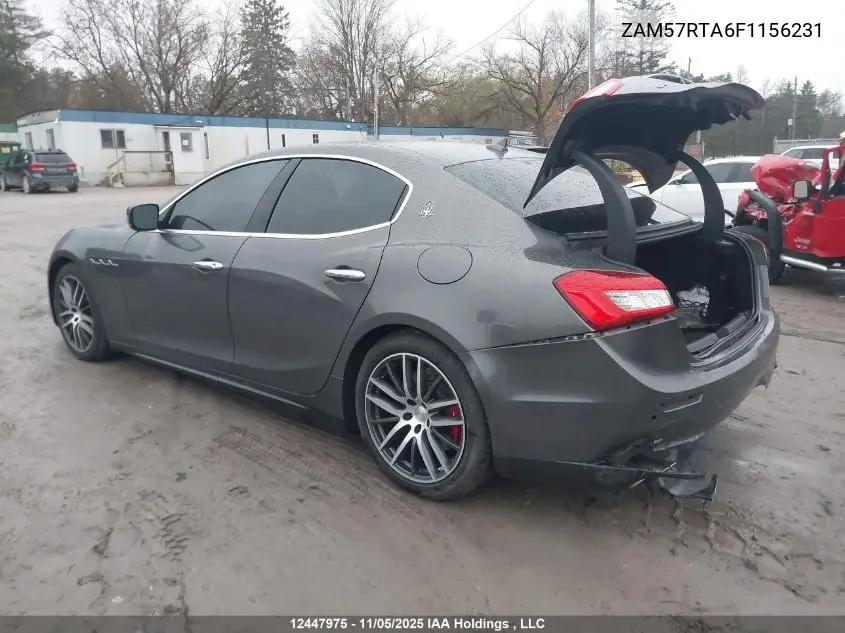 ZAM57RTA6F1156231 2015 Maserati Ghibli S Q4