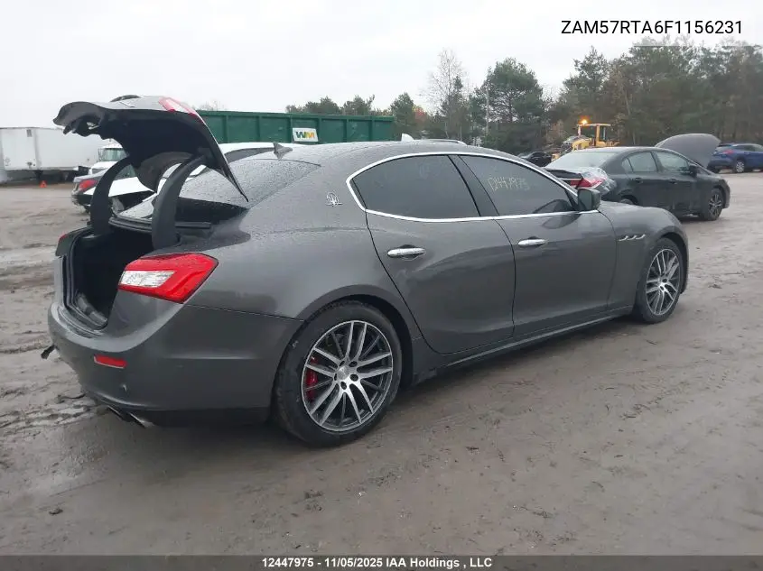 ZAM57RTA6F1156231 2015 Maserati Ghibli S Q4