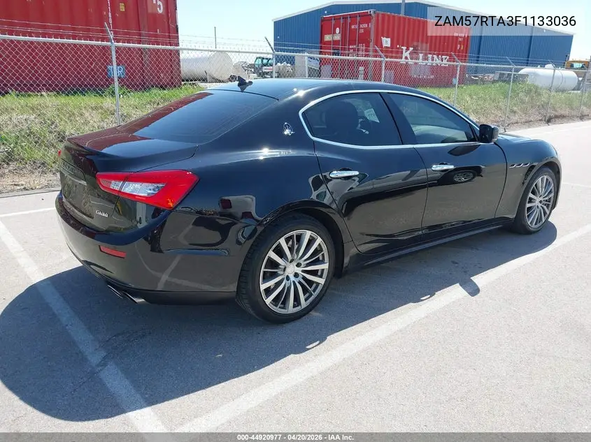 ZAM57RTA3F1133036 2015 Maserati Ghibli S Q4