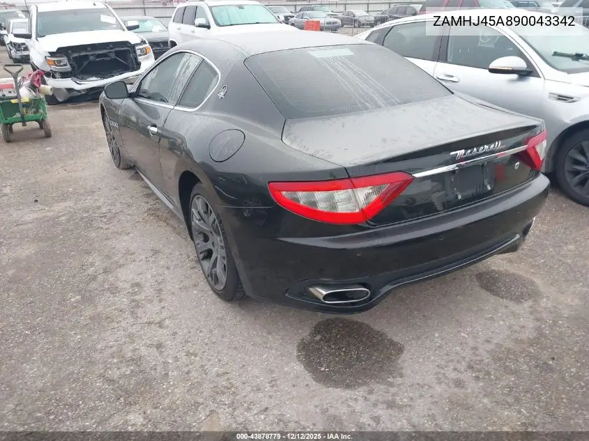 ZAMHJ45A890043342 2009 Maserati Granturismo S