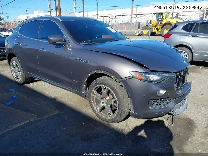 ZN661XUL9JX259842 2018 Maserati Levante Granlusso