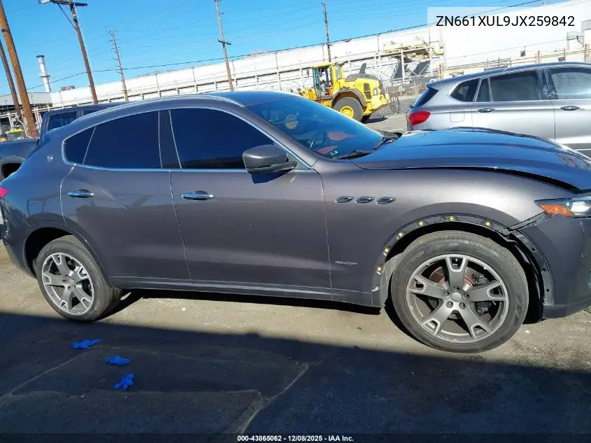 ZN661XUL9JX259842 2018 Maserati Levante Granlusso