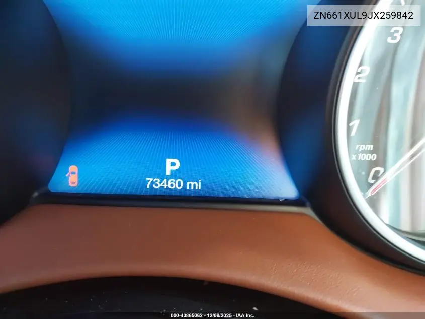 ZN661XUL9JX259842 2018 Maserati Levante Granlusso