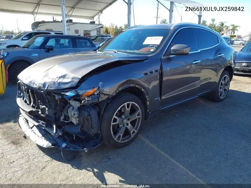 ZN661XUL9JX259842 2018 Maserati Levante Granlusso
