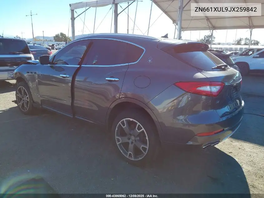 ZN661XUL9JX259842 2018 Maserati Levante Granlusso