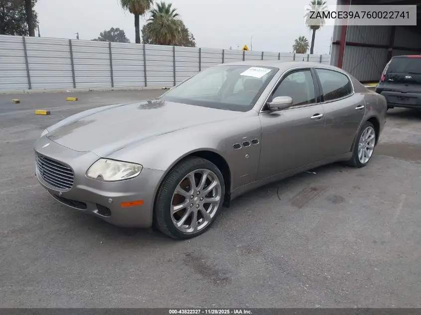 ZAMCE39A760022741 2006 Maserati Quattroporte Executive Gt/Sport Gt