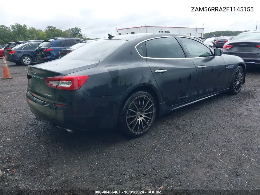 ZAM56RRA2F1145155 2015 Maserati Quattroporte S Q4