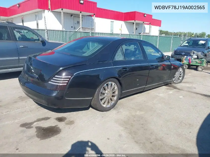 WDBVF78J19A002565 2009 Maybach 57