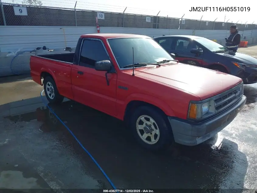 JM2UF1116H0551019 1987 Mazda B2000