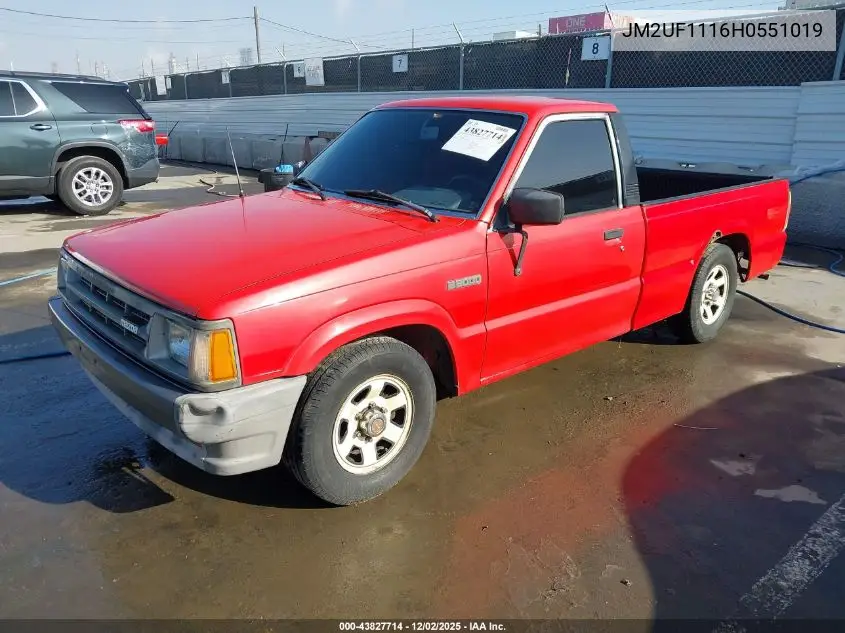 JM2UF1116H0551019 1987 Mazda B2000