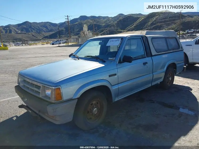 JM2UF1117H0592906 1987 Mazda B2000