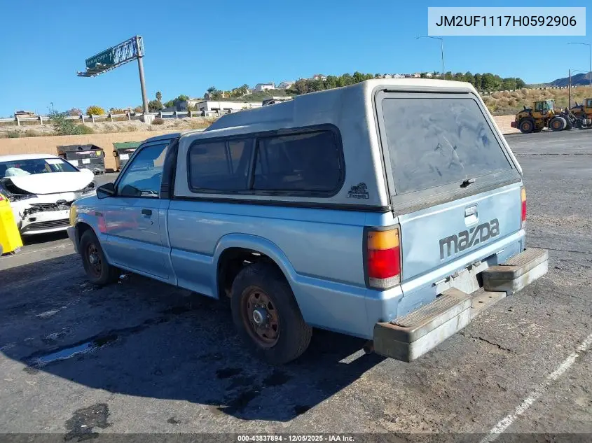 JM2UF1117H0592906 1987 Mazda B2000