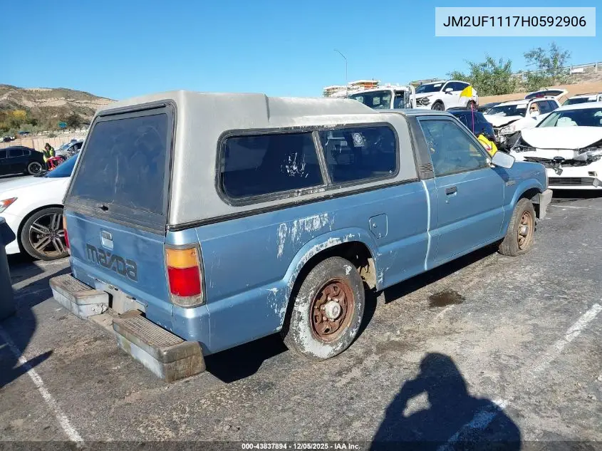 JM2UF1117H0592906 1987 Mazda B2000
