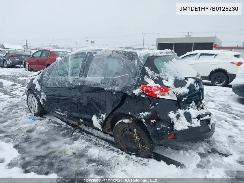 JM1DE1HY7B0125230 2011 Mazda Mazda2