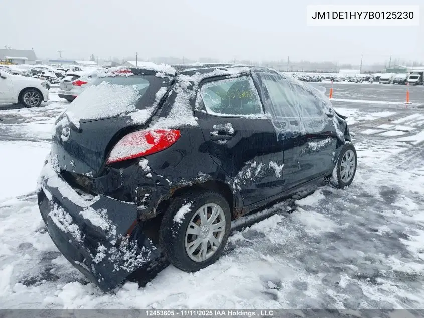 JM1DE1HY7B0125230 2011 Mazda Mazda2