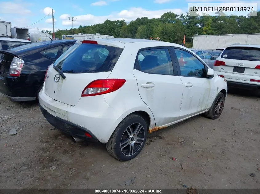 JM1DE1HZ8B0118974 2011 Mazda Mazda2 Sport