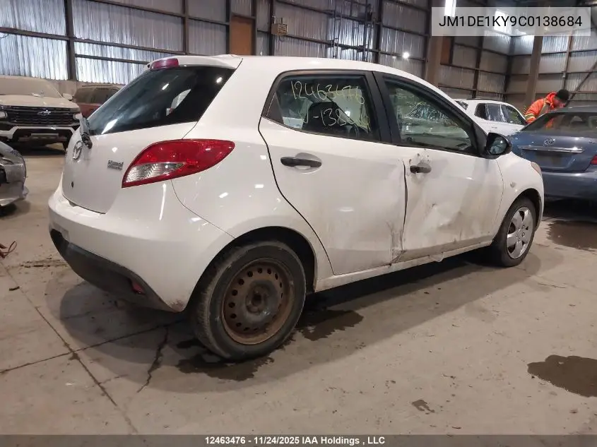 JM1DE1KY9C0138684 2012 Mazda Mazda2