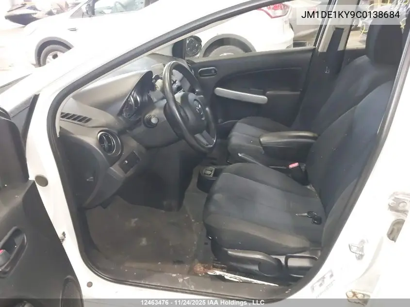 JM1DE1KY9C0138684 2012 Mazda Mazda2