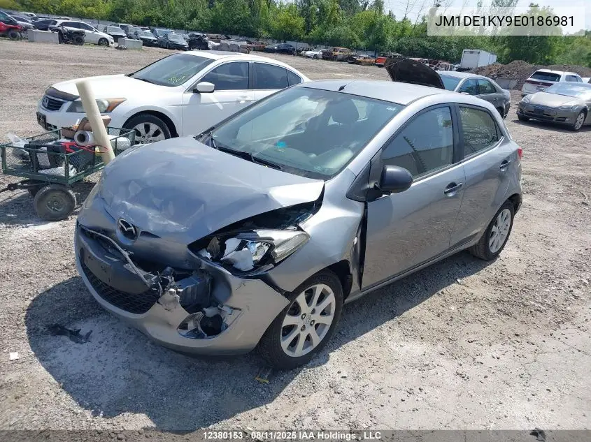 JM1DE1KY9E0186981 2014 Mazda Mazda2 Sport