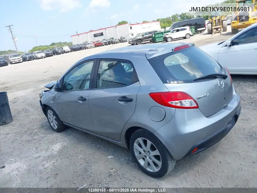 JM1DE1KY9E0186981 2014 Mazda Mazda2 Sport