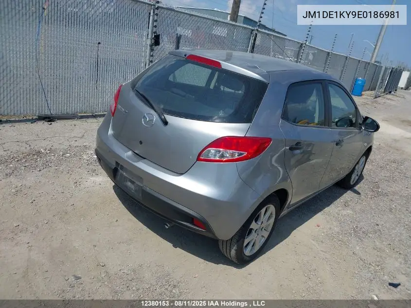 JM1DE1KY9E0186981 2014 Mazda Mazda2 Sport