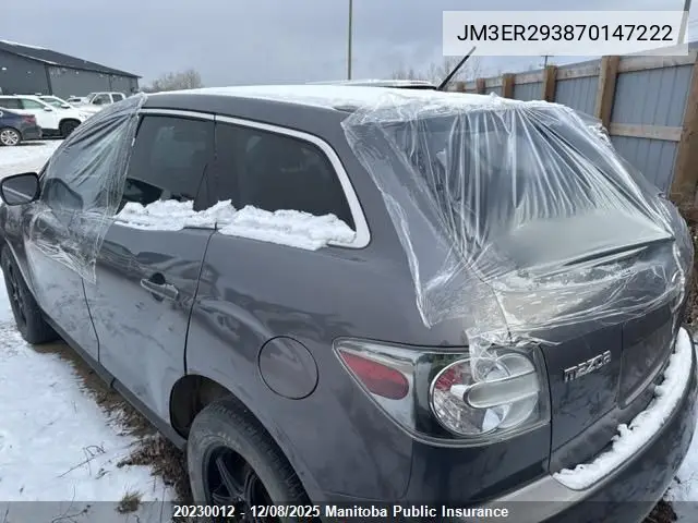 JM3ER293870147222 2007 Mazda Cx -7 Gs